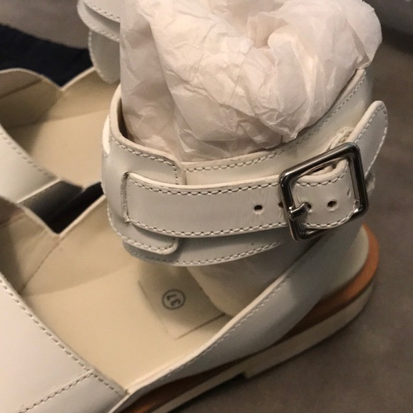 8.5/10 Jil Sander Navy Sandals with buckle - Picture 3 of 7